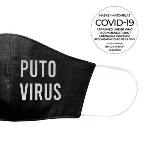 Mascarilla adulto put* virus