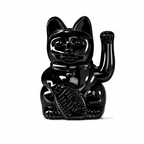 Gato de la suerte Glossy Black