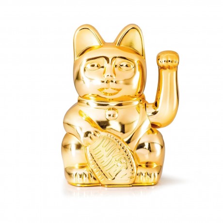 Gato de la suerte Glossy Gold