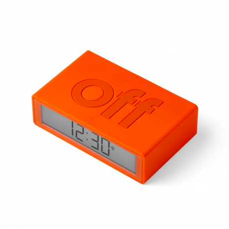 Reloj despertador Flip naranja