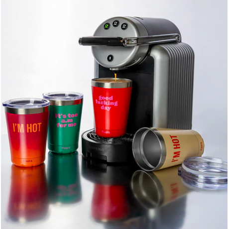 Vaso termo “I’m hot” degradado