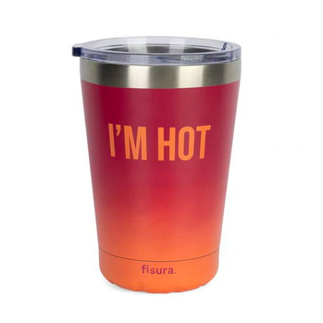 Vaso termo “I’m hot” degradado