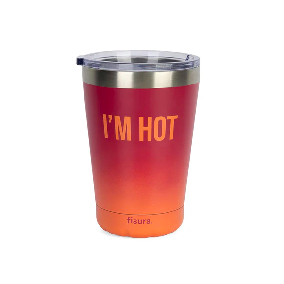 Vaso termo “I’m hot” degradado