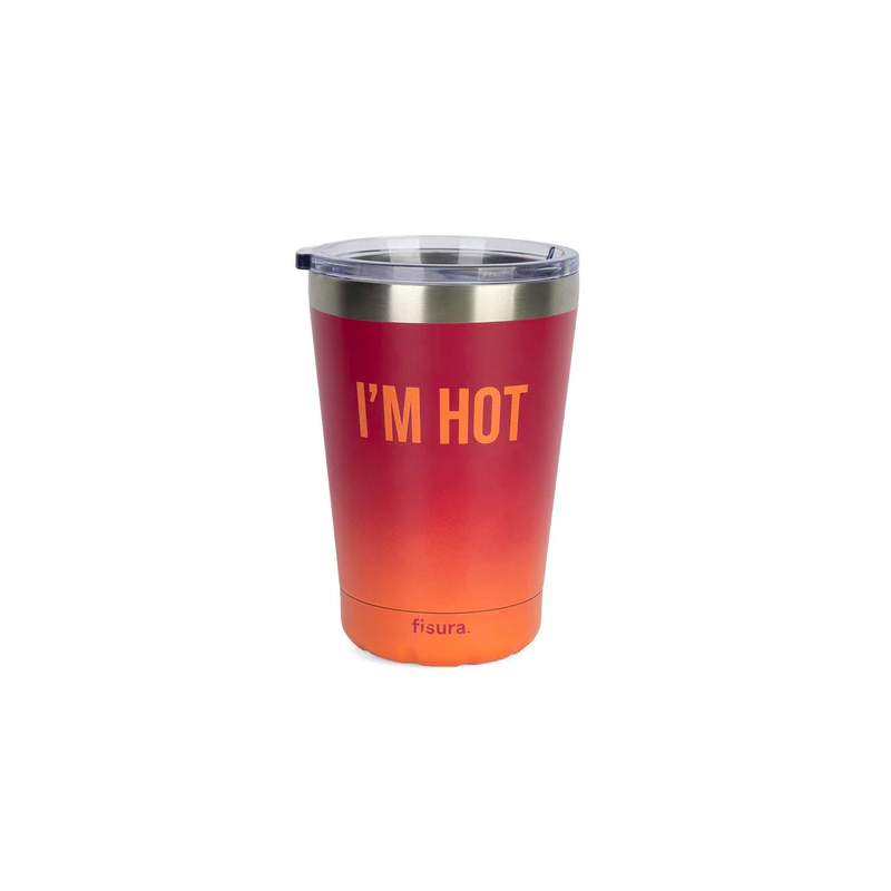 Vaso termo “I’m hot” degradado
