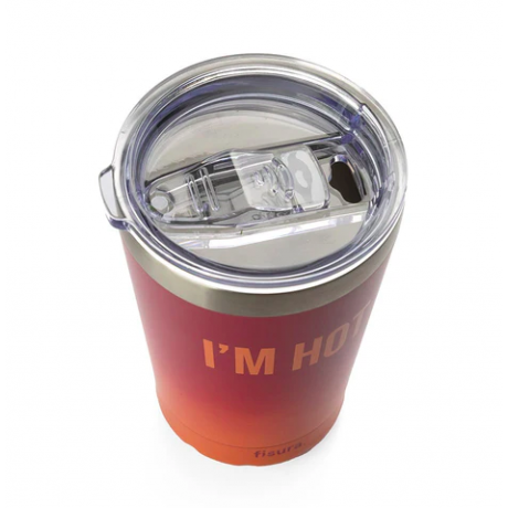 Vaso termo “I’m hot” degradado
