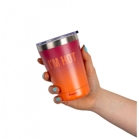 Vaso termo “I’m hot” degradado