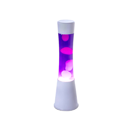 Lámpara de lava morada