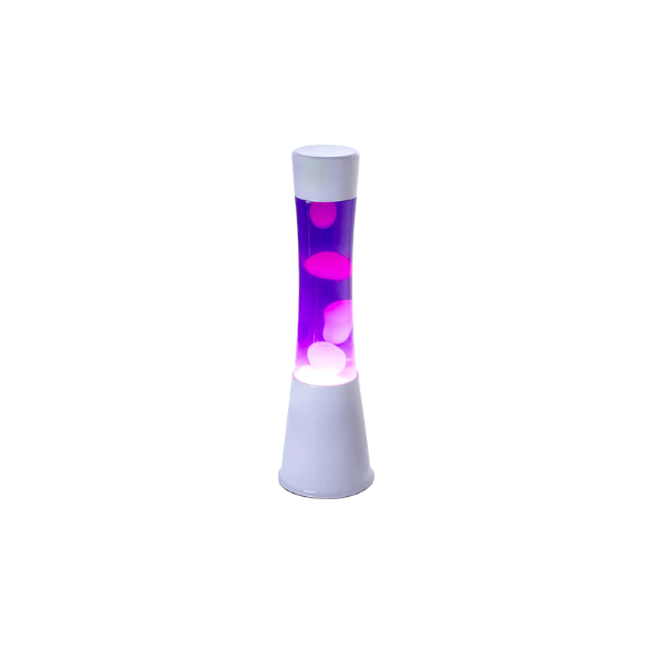 Lámpara de lava morada