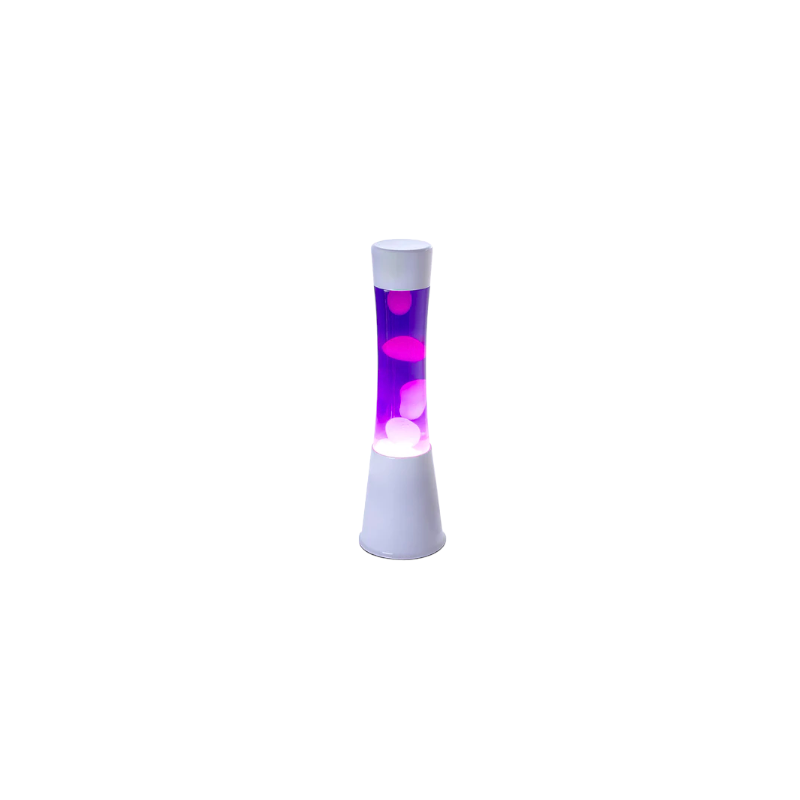 Lámpara de lava morada